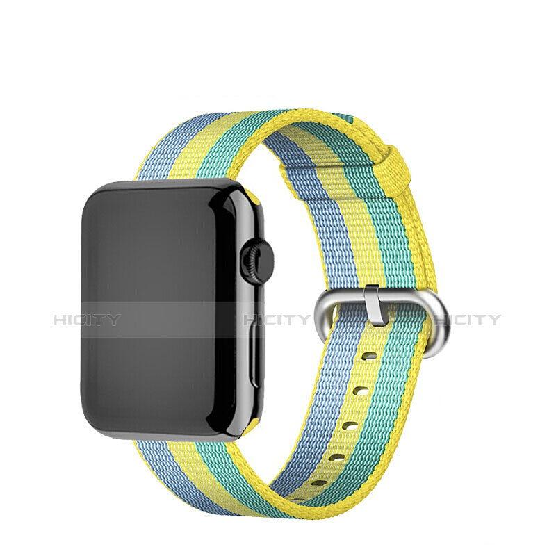 Milanese Cinturino Braccialetto Acciaio per Apple iWatch 42mm Giallo