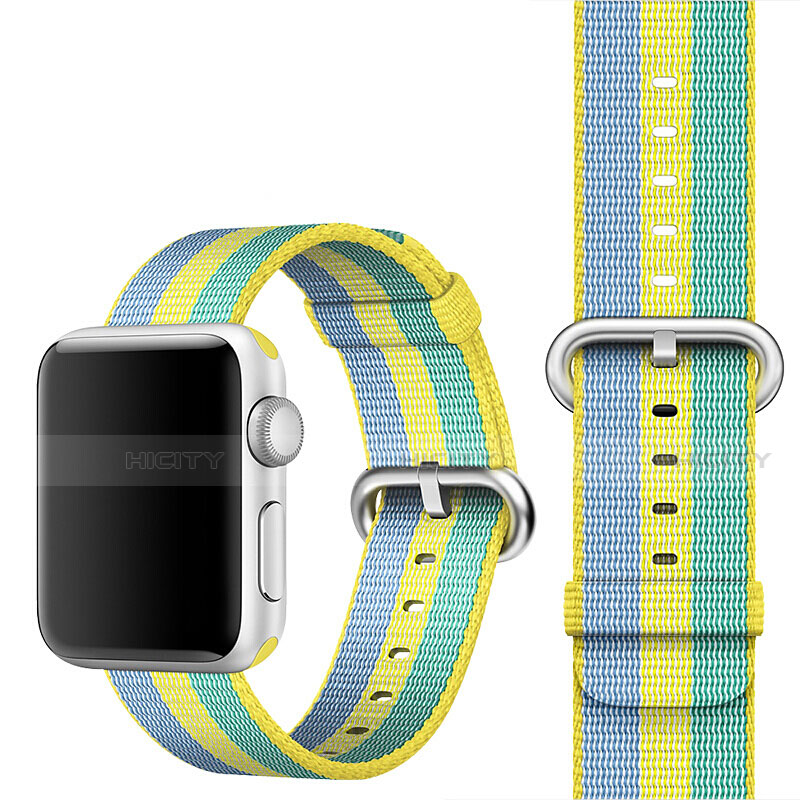 Milanese Cinturino Braccialetto Acciaio per Apple iWatch 5 44mm Giallo