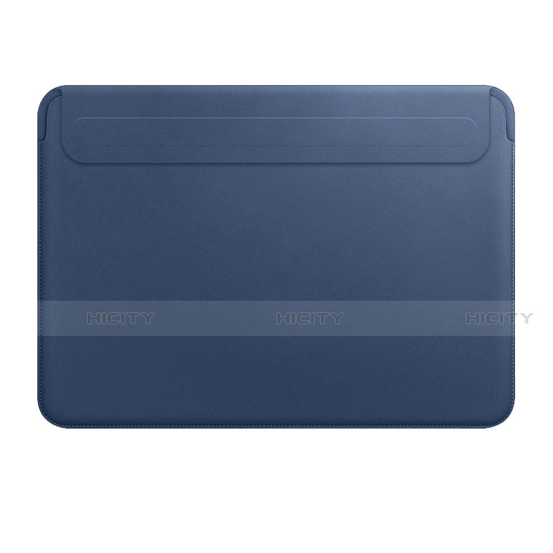 Morbido Pelle Custodia Marsupio Tasca L01 per Apple MacBook 12 pollici Blu