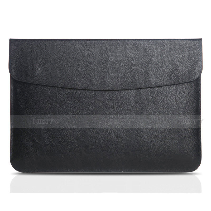 Morbido Pelle Custodia Marsupio Tasca L06 per Apple MacBook 12 pollici Nero