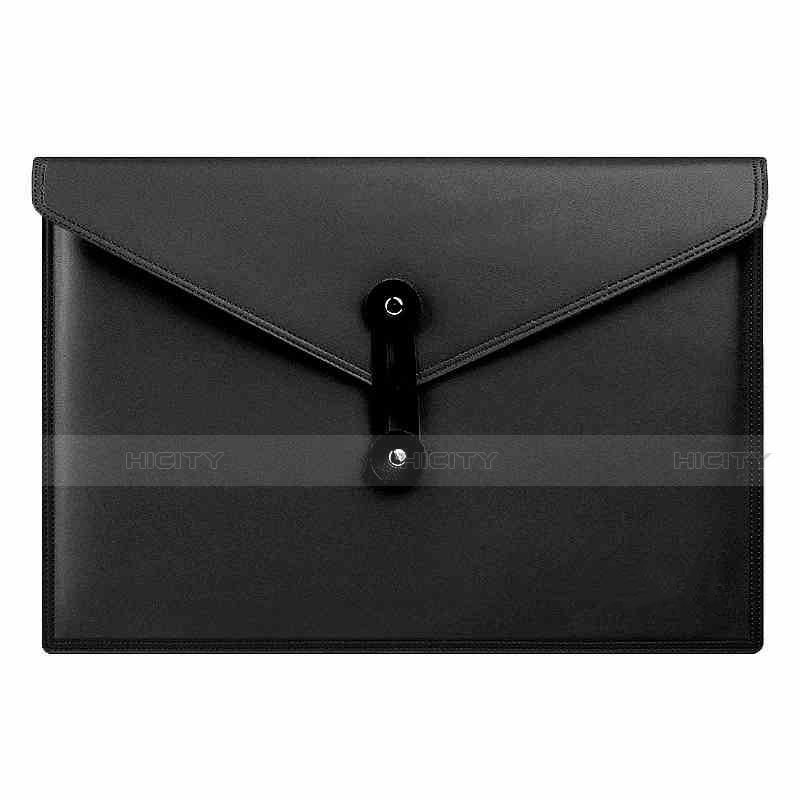 Morbido Pelle Custodia Marsupio Tasca L08 per Apple MacBook 12 pollici Nero