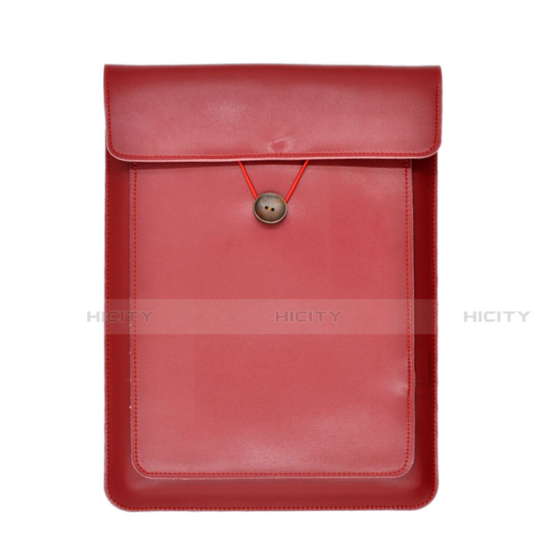 Morbido Pelle Custodia Marsupio Tasca L09 per Apple MacBook Air 11 pollici Rosso