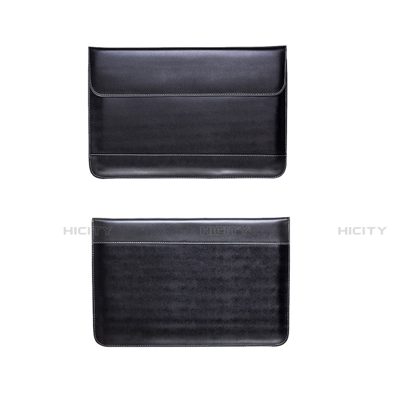 Morbido Pelle Custodia Marsupio Tasca L14 per Apple MacBook 12 pollici Nero