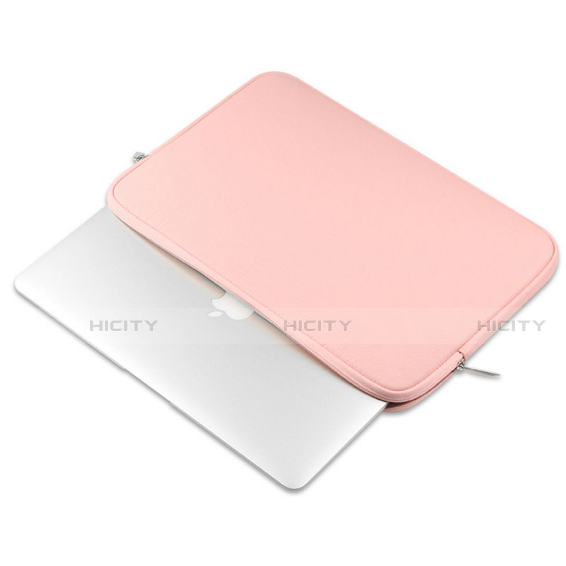 Morbido Pelle Custodia Marsupio Tasca L16 per Apple MacBook Air 13 pollici (2020) Rosa