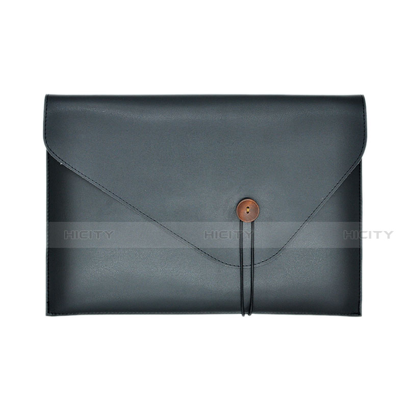 Morbido Pelle Custodia Marsupio Tasca L22 per Apple MacBook 12 pollici Nero