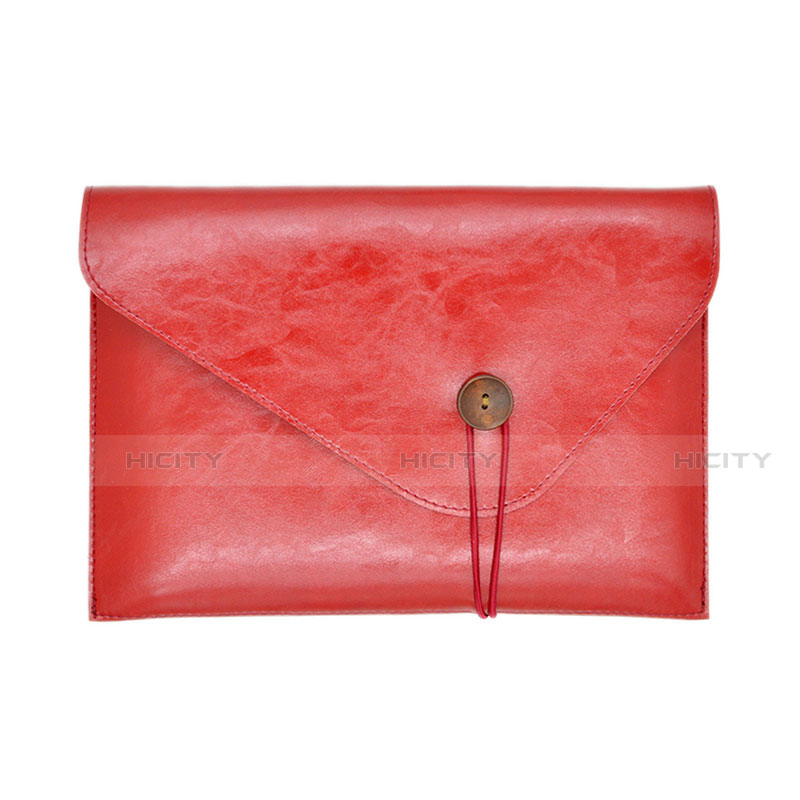 Morbido Pelle Custodia Marsupio Tasca L23 per Apple MacBook Air 11 pollici Rosso