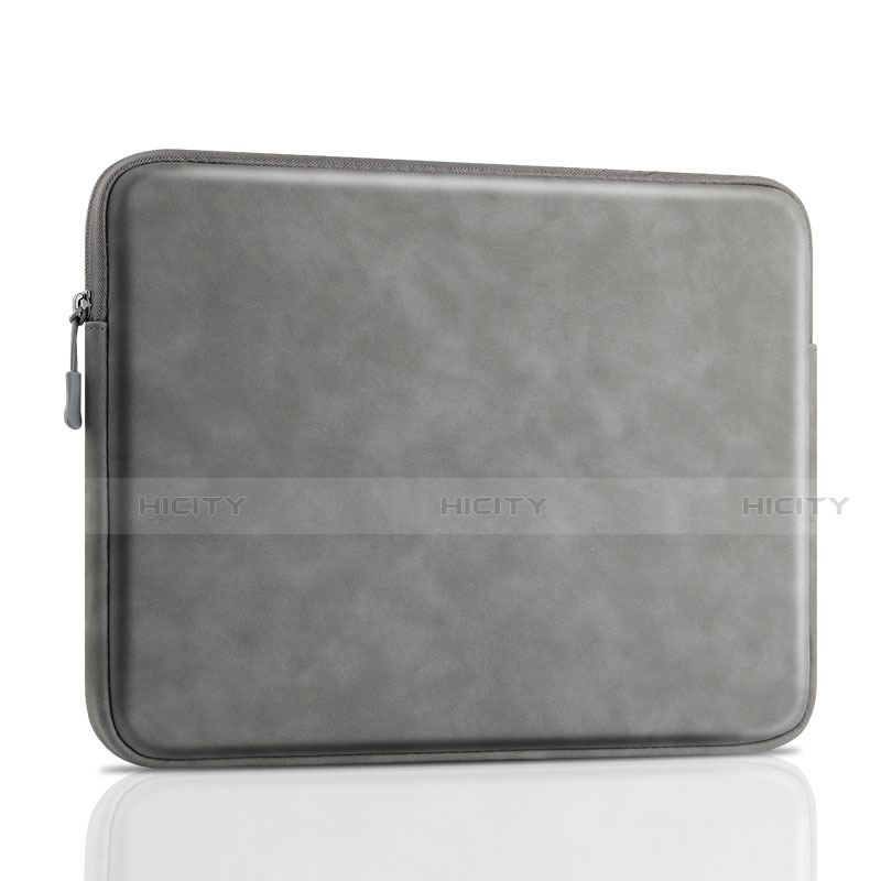 Morbido Pelle Custodia Marsupio Tasca per Samsung Galaxy Book Flex 13.3 NP930QCG Grigio