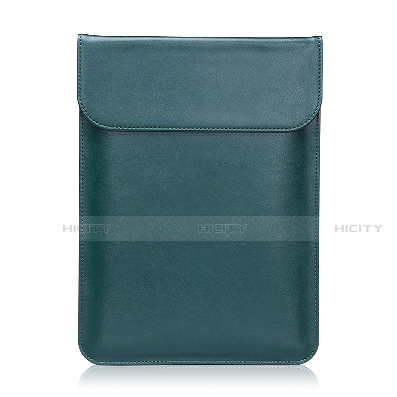 Morbido Pelle Custodia Marsupio Tasca per Samsung Galaxy Book S 13.3 SM-W767 Verde