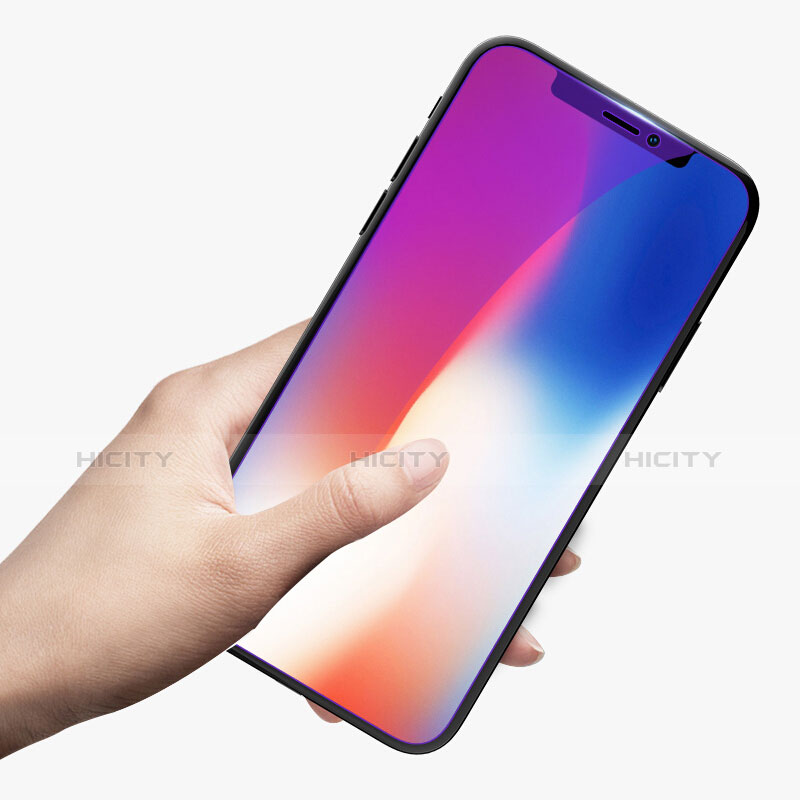 Pellicola in Vetro Temperato Protettiva Anti Blu-Ray Proteggi Schermo Film B01 per Apple iPhone Xs Max Blu