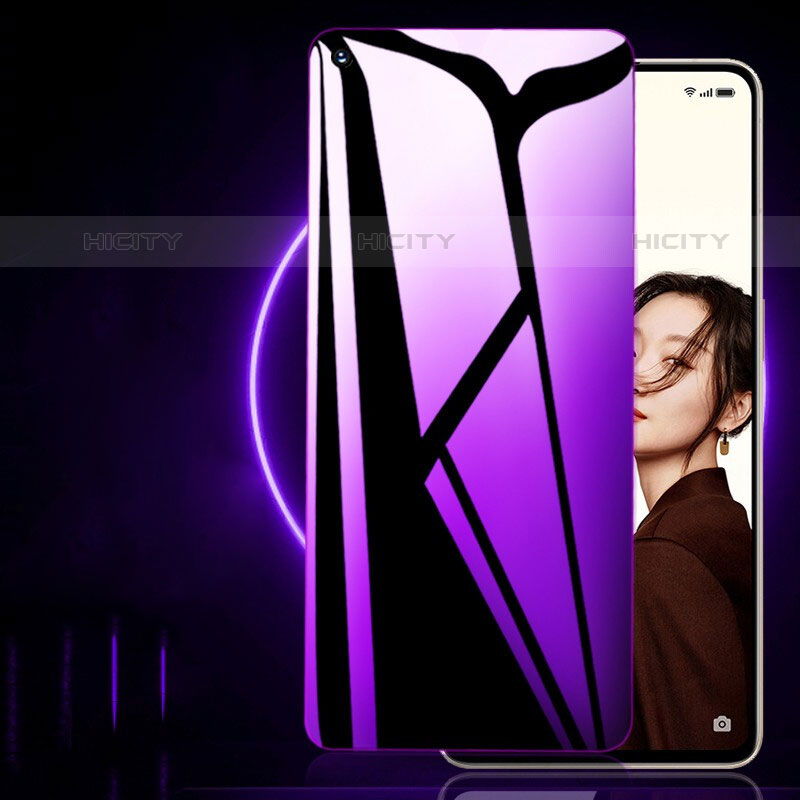 Pellicola in Vetro Temperato Protettiva Anti Blu-Ray Proteggi Schermo Film B04 per Oppo Reno9 Pro 5G Chiaro