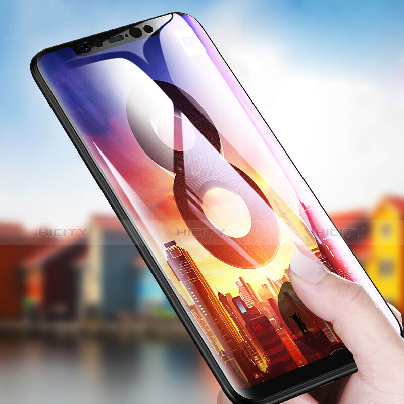 Pellicola in Vetro Temperato Protettiva Anti Blu-Ray Proteggi Schermo Film per Xiaomi Mi 8 Chiaro