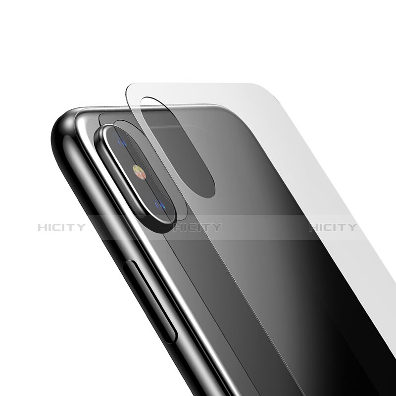 Pellicola in Vetro Temperato Protettiva Fronte e Retro per Apple iPhone Xs Max Chiaro