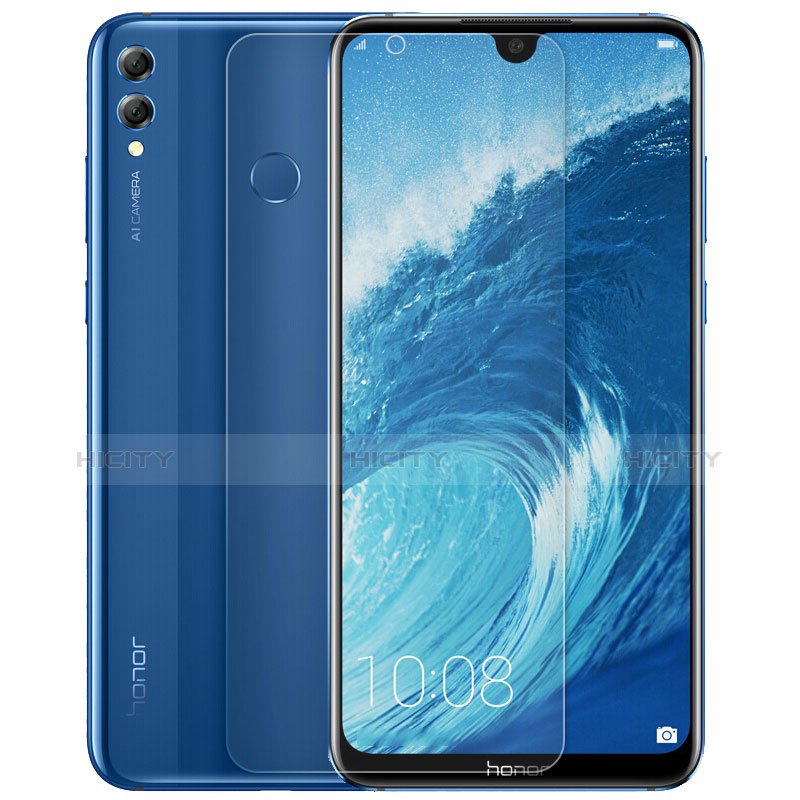 Pellicola in Vetro Temperato Protettiva Fronte e Retro Proteggi Schermo Film per Huawei Honor 8X Max Chiaro