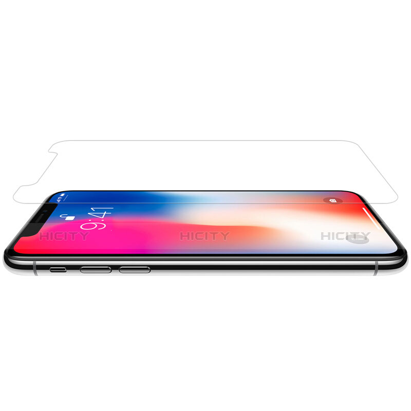 Pellicola in Vetro Temperato Protettiva Fronte e Retro T02 per Apple iPhone Xs Max Chiaro