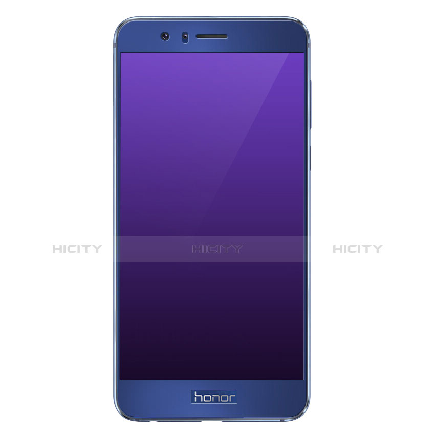 Pellicola in Vetro Temperato Protettiva Integrale Proteggi Schermo Film F01 per Huawei Honor 8 Blu