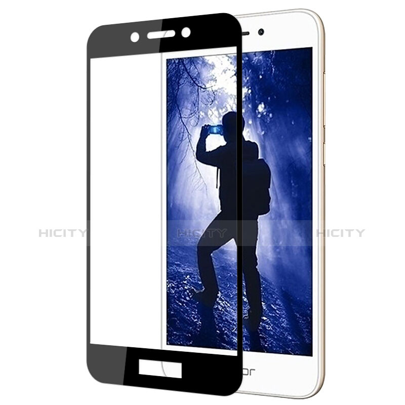 Pellicola in Vetro Temperato Protettiva Integrale Proteggi Schermo Film F02 per Huawei Honor 6A Nero