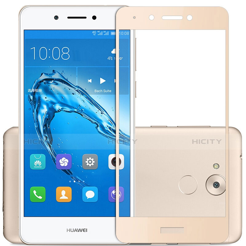 Pellicola in Vetro Temperato Protettiva Integrale Proteggi Schermo Film F02 per Huawei Honor 6C Oro