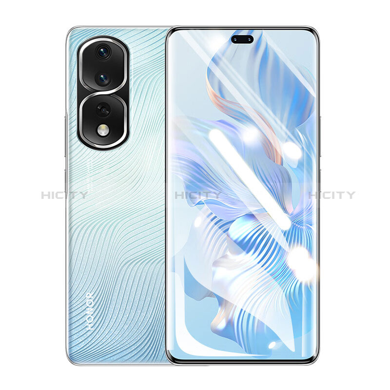 Pellicola in Vetro Temperato Protettiva Integrale Proteggi Schermo Film F02 per Huawei Honor 80 Pro 5G Nero