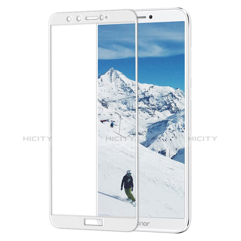 Pellicola in Vetro Temperato Protettiva Integrale Proteggi Schermo Film F02 per Huawei Honor 9 Lite Bianco