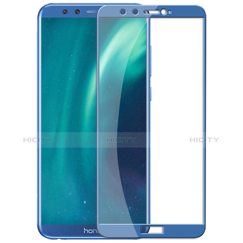 Pellicola in Vetro Temperato Protettiva Integrale Proteggi Schermo Film F02 per Huawei Honor 9 Lite Blu