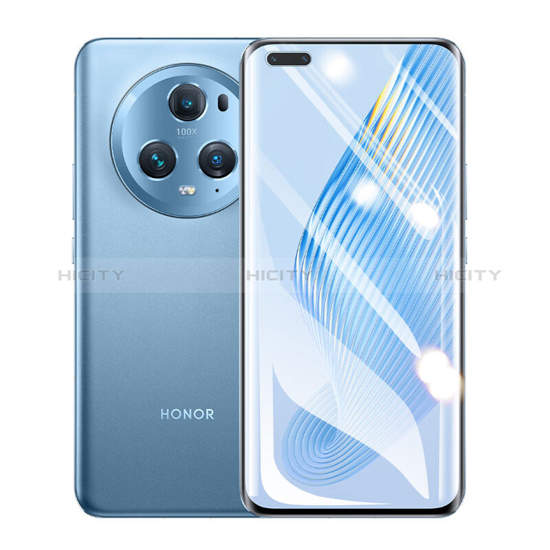 Pellicola in Vetro Temperato Protettiva Integrale Proteggi Schermo Film F02 per Huawei Honor Magic5 Pro 5G Nero