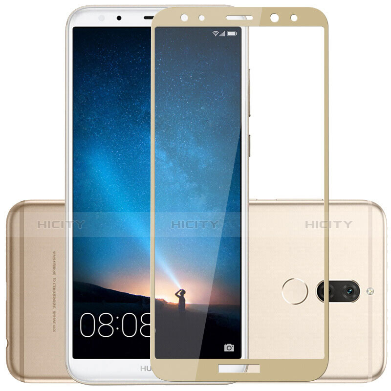 Pellicola in Vetro Temperato Protettiva Integrale Proteggi Schermo Film F02 per Huawei Maimang 6 Oro