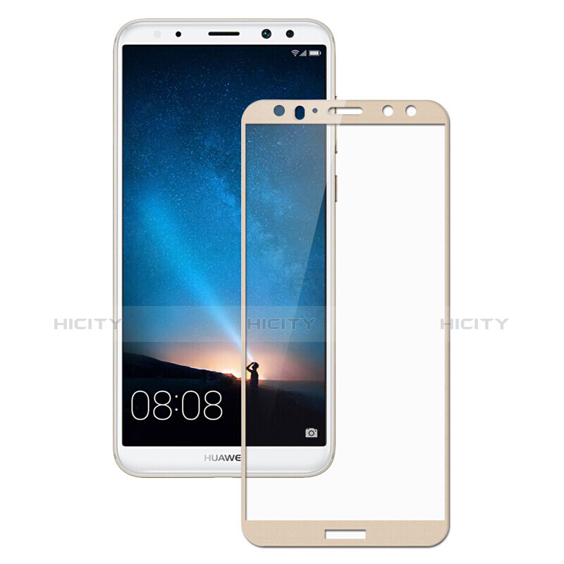 Pellicola in Vetro Temperato Protettiva Integrale Proteggi Schermo Film F02 per Huawei Nova 2i Oro