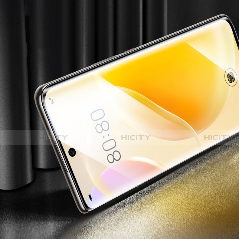 Pellicola in Vetro Temperato Protettiva Integrale Proteggi Schermo Film F02 per Huawei Nova 8 5G Nero