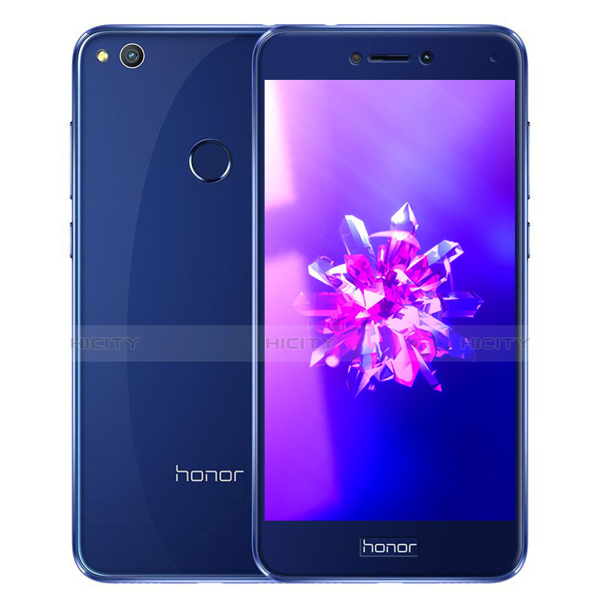 Pellicola in Vetro Temperato Protettiva Integrale Proteggi Schermo Film F03 per Huawei Honor 8 Lite Blu