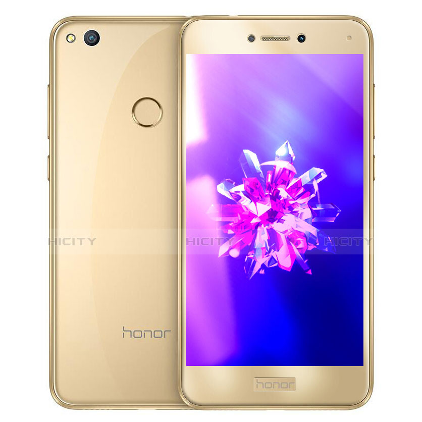 Pellicola in Vetro Temperato Protettiva Integrale Proteggi Schermo Film F03 per Huawei Honor 8 Lite Oro