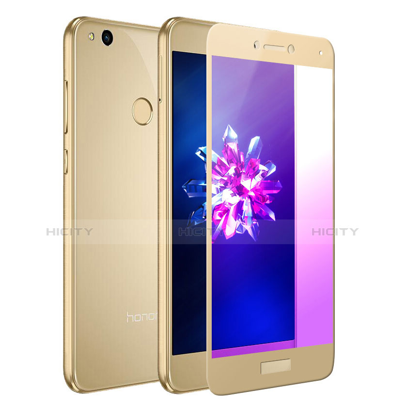 Pellicola in Vetro Temperato Protettiva Integrale Proteggi Schermo Film F03 per Huawei Honor 8 Lite Oro