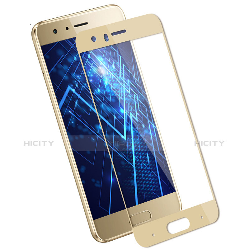 Pellicola in Vetro Temperato Protettiva Integrale Proteggi Schermo Film F03 per Huawei Honor 9 Premium Oro