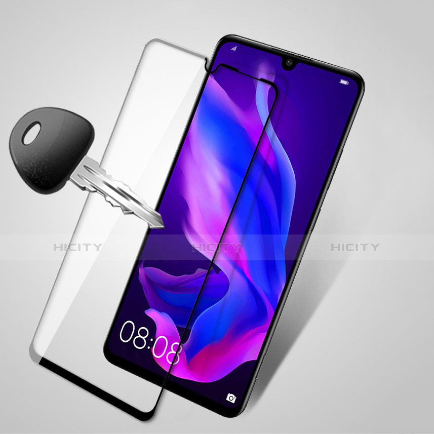 Pellicola in Vetro Temperato Protettiva Integrale Proteggi Schermo Film F03 per Huawei Nova 4e Nero