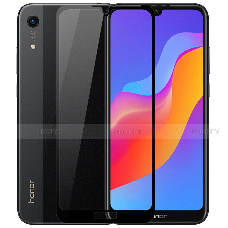 Pellicola in Vetro Temperato Protettiva Integrale Proteggi Schermo Film F03 per Huawei Y6 Prime (2019) Nero