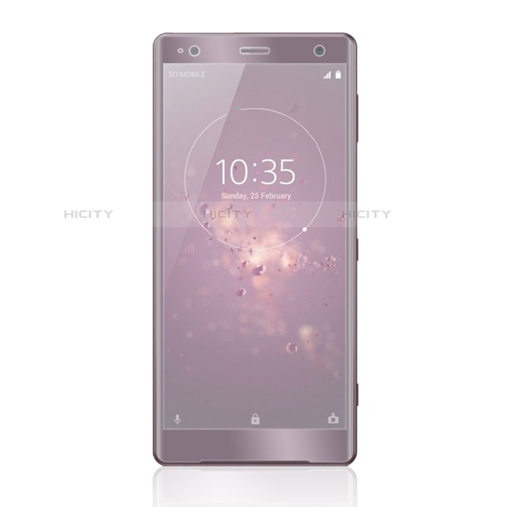 Pellicola in Vetro Temperato Protettiva Integrale Proteggi Schermo Film F03 per Sony Xperia XZ2 Premium Oro Rosa