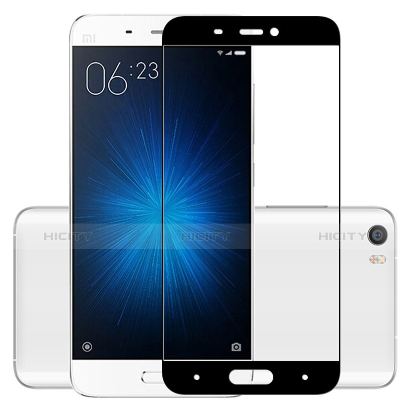 Pellicola in Vetro Temperato Protettiva Integrale Proteggi Schermo Film F03 per Xiaomi Mi 5 Nero