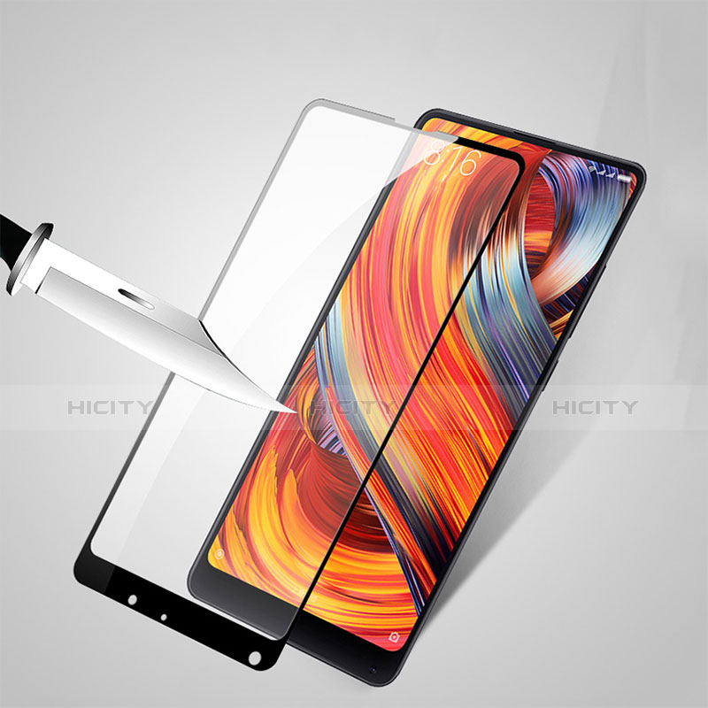 Pellicola in Vetro Temperato Protettiva Integrale Proteggi Schermo Film F03 per Xiaomi Mi Mix Evo Bianco