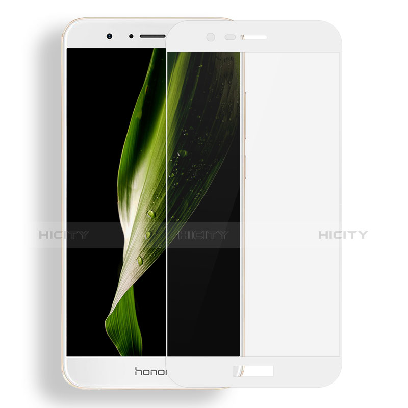 Pellicola in Vetro Temperato Protettiva Integrale Proteggi Schermo Film F04 per Huawei Honor V9 Bianco