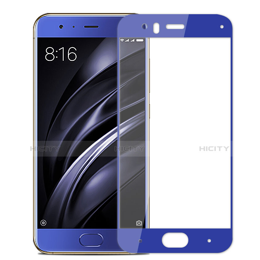 Pellicola in Vetro Temperato Protettiva Integrale Proteggi Schermo Film F04 per Xiaomi Mi 6 Blu