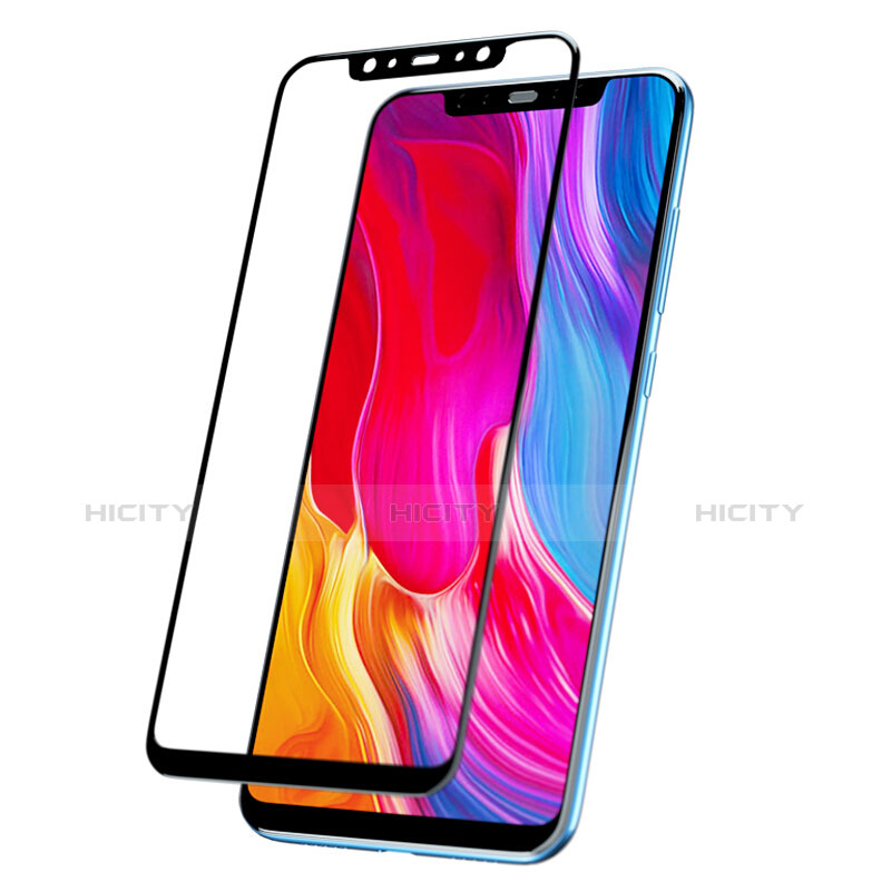 Pellicola in Vetro Temperato Protettiva Integrale Proteggi Schermo Film F04 per Xiaomi Mi 8 Explorer Nero