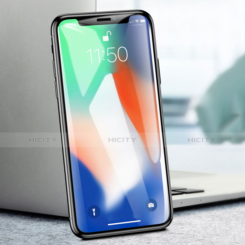 Pellicola in Vetro Temperato Protettiva Integrale Proteggi Schermo Film F05 per Apple iPhone XR Nero