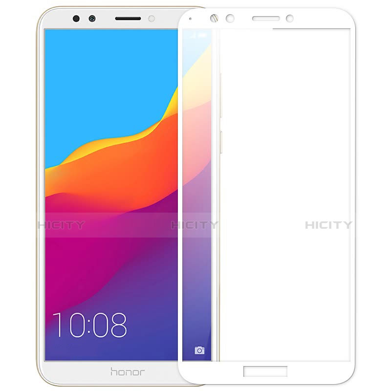 Pellicola in Vetro Temperato Protettiva Integrale Proteggi Schermo Film F05 per Huawei Honor 7C Bianco