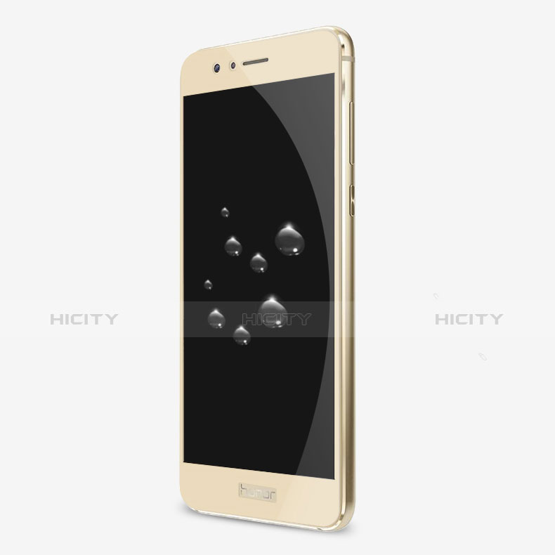 Pellicola in Vetro Temperato Protettiva Integrale Proteggi Schermo Film F05 per Huawei Honor 8 Oro