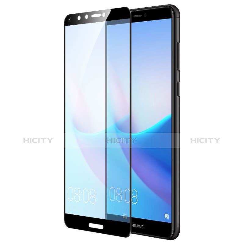 Pellicola in Vetro Temperato Protettiva Integrale Proteggi Schermo Film F06 per Huawei Honor 7C Nero