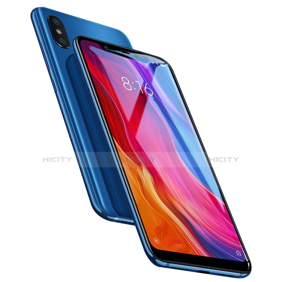 Pellicola in Vetro Temperato Protettiva Integrale Proteggi Schermo Film F11 per Xiaomi Mi 8 Nero