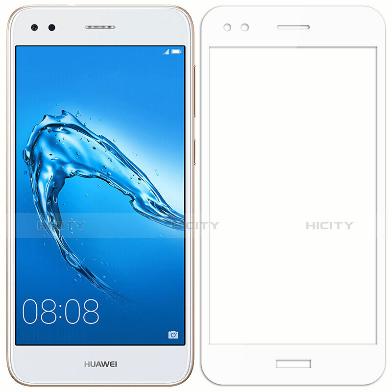 Pellicola in Vetro Temperato Protettiva Integrale Proteggi Schermo Film per Huawei Enjoy 7 Bianco