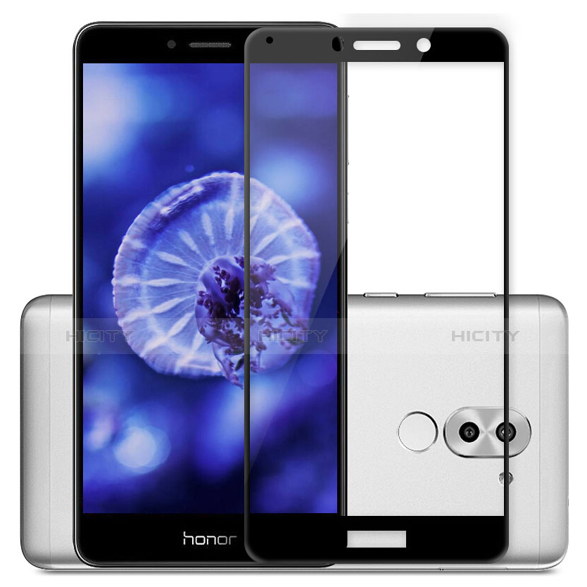 Pellicola in Vetro Temperato Protettiva Integrale Proteggi Schermo Film per Huawei Honor 6X Nero