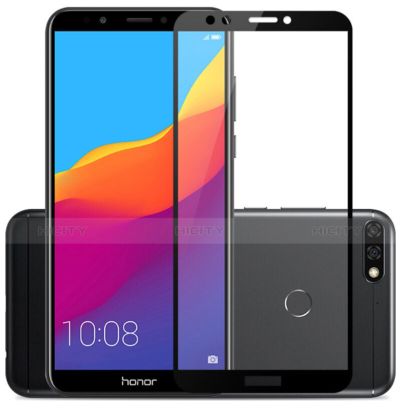 Pellicola in Vetro Temperato Protettiva Integrale Proteggi Schermo Film per Huawei Honor 7C Nero