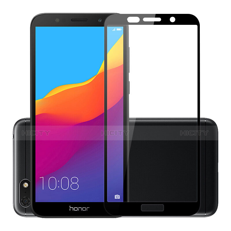 Pellicola in Vetro Temperato Protettiva Integrale Proteggi Schermo Film per Huawei Honor 7S Nero