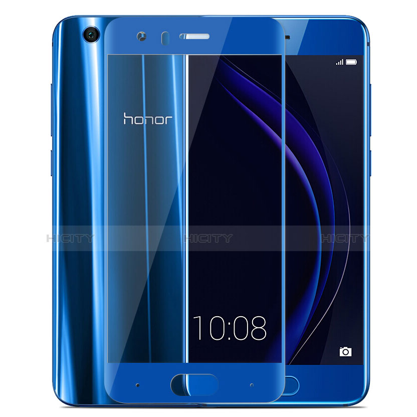 Pellicola in Vetro Temperato Protettiva Integrale Proteggi Schermo Film per Huawei Honor 9 Blu